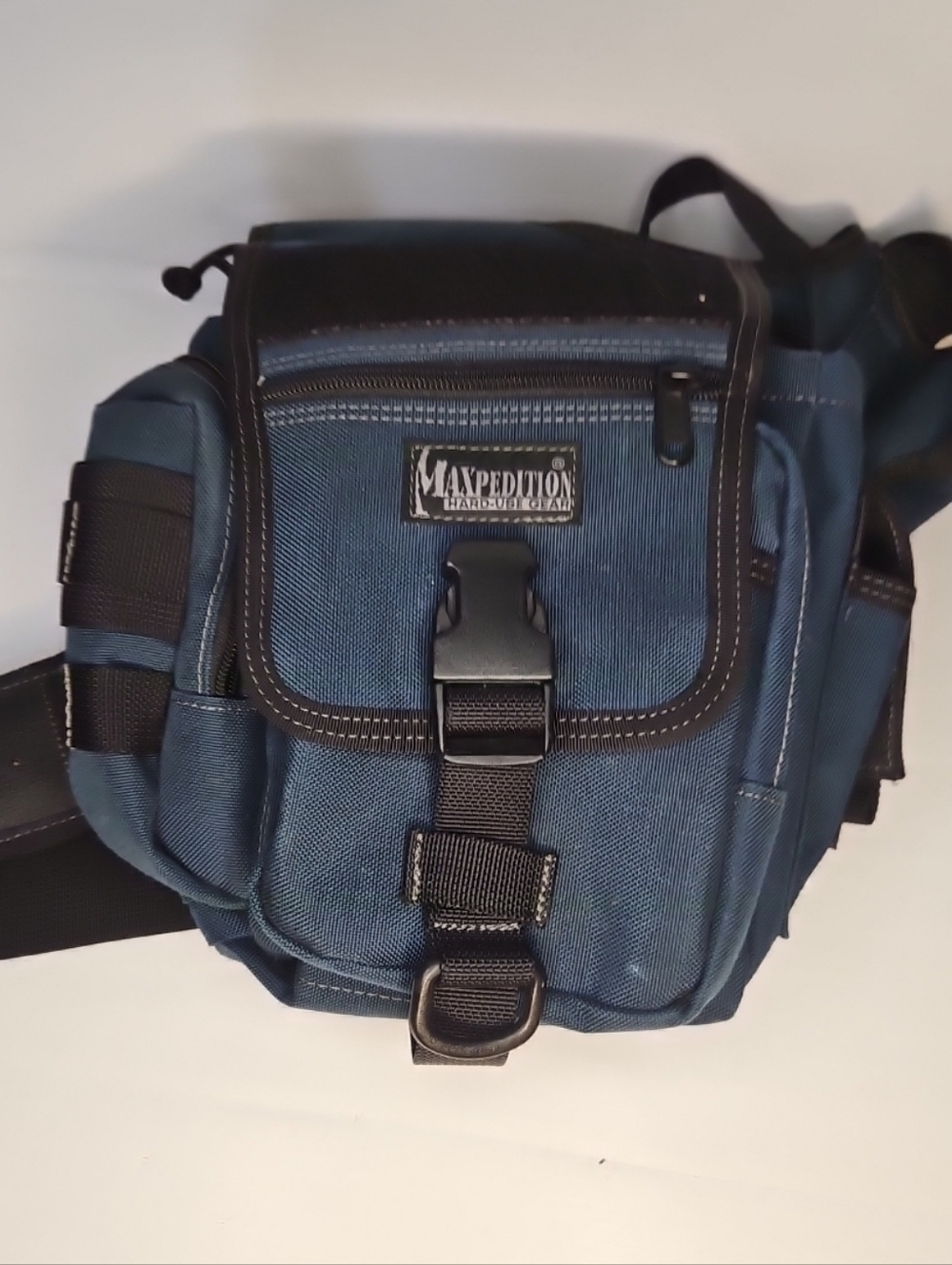 Maxpedition Fatboy S-Type Versipack – Dark Blue Tactical Shoulder Bag - Picture 8 of 10